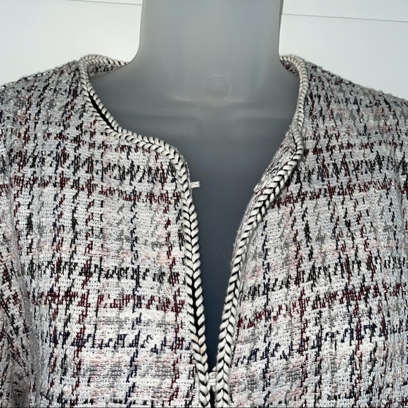 Max Studio Blazer Suit Skirt Set Plaid Career Office Business Professional Tweed - Picture 10 of 16